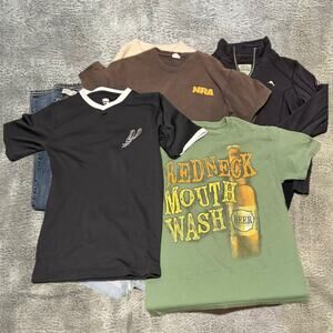 Mens Casual Graphic Bundle of 4